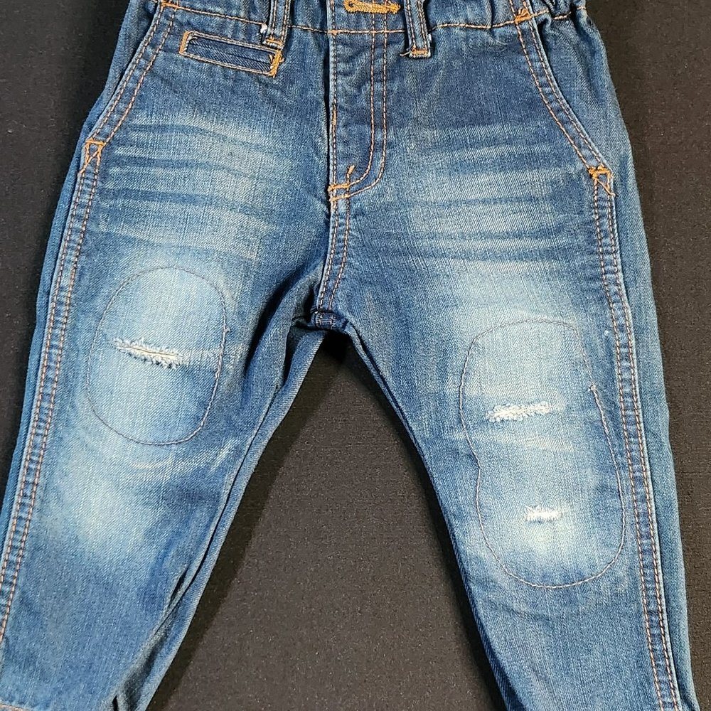 J018 ZARA Baby Jeans Blue